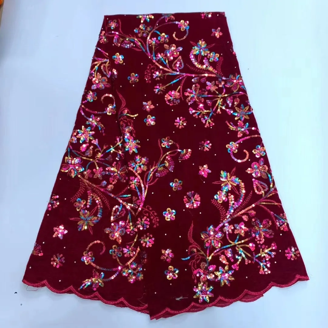 Velvet Lace Fabric 2020 High Quality Latest African Sequin Lace Fabric Embroidery French Lace Evening Dress D4199
Velvet Lace Fabric 2020 High Quality Latest African Sequin Lace Fabric Embroidery French Lace Evening Dress D4199