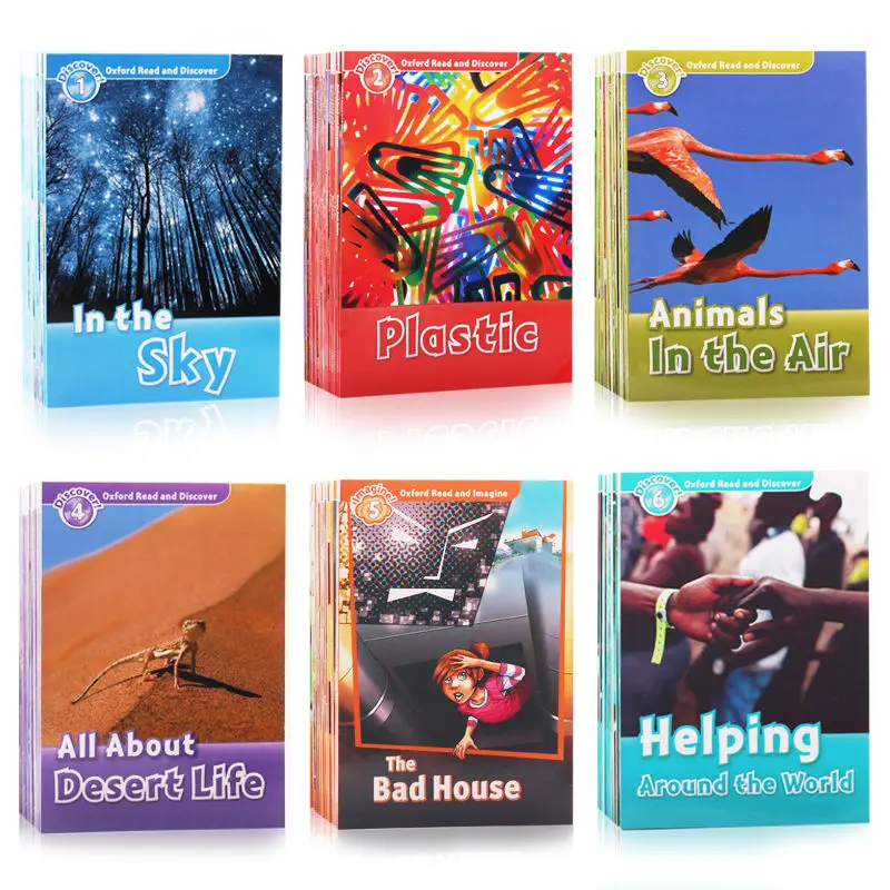 6sets Oxford Read and Discover Level 1-6 Reading Learing Helping Child To Read Phonics English Story Picture Books English Book
6sets Oxford Read and Discover Level 1-6 Reading Learing Helping Child To Read Phonics English Story Picture Books English Book