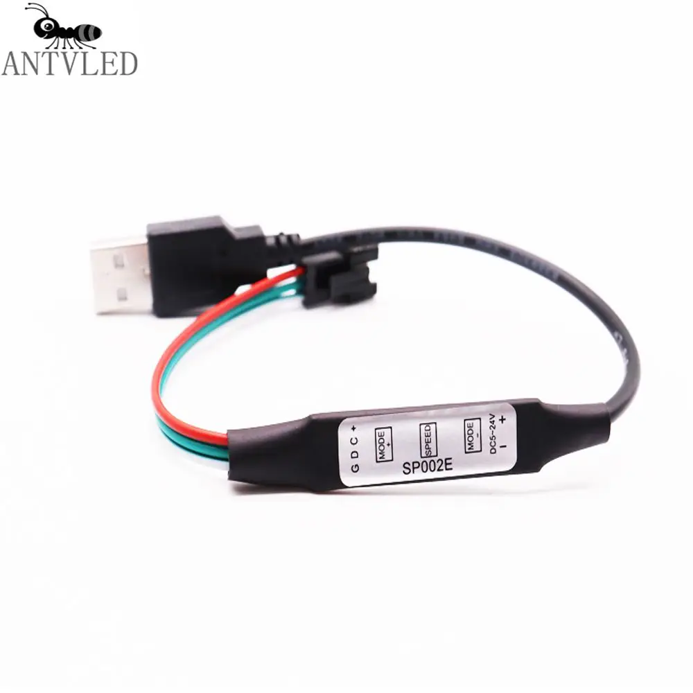 3Keys MINI USB RGB Led Controller SP002E For WS2812B WS2812 Dream Color Led Pixel Strip DC5V
3Keys MINI USB RGB Led Controller SP002E For WS2812B WS2812 Dream Color Led Pixel Strip DC5V