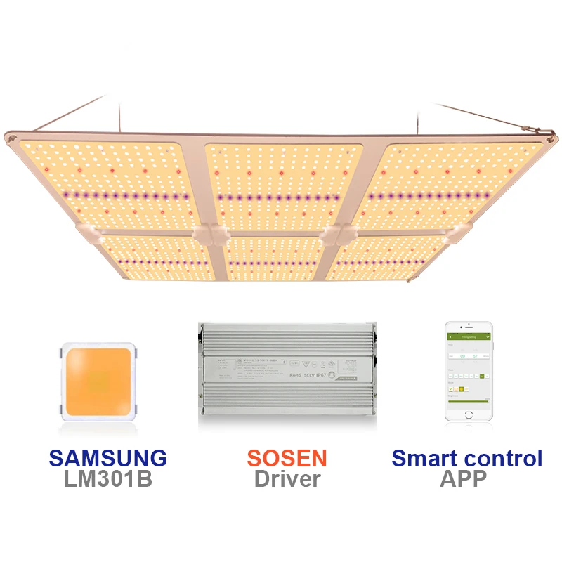Smart Dimming SF6000 600w Samsung LM301H /LM301B Panel Board Spectrum King Tent Kit SF 6000 LED Grow Light 2021NEW
Smart Dimming SF6000 600w Samsung LM301H /LM301B Panel Board Spectrum King Tent Kit SF 6000 LED Grow Light 2021NEW