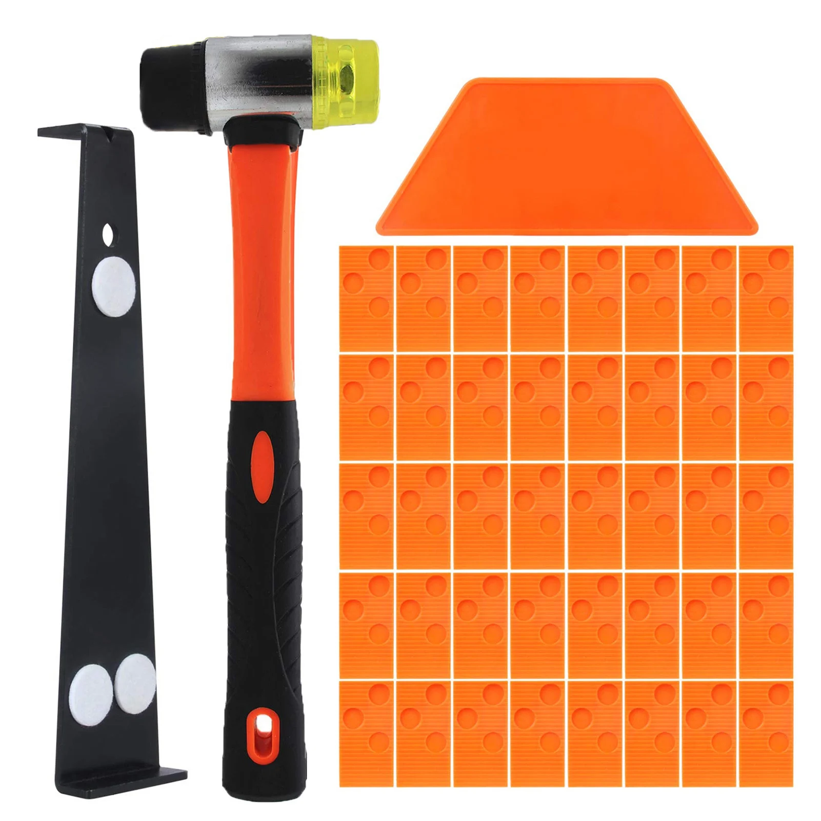 Laminate Wood Flooring Installation Kit With 40PCS Spacers Tapping Block Pull Bar And Mallet Hand Tool Sets
Laminate Wood Flooring Installation Kit With 40PCS Spacers Tapping Block Pull Bar And Mallet Hand Tool Sets
