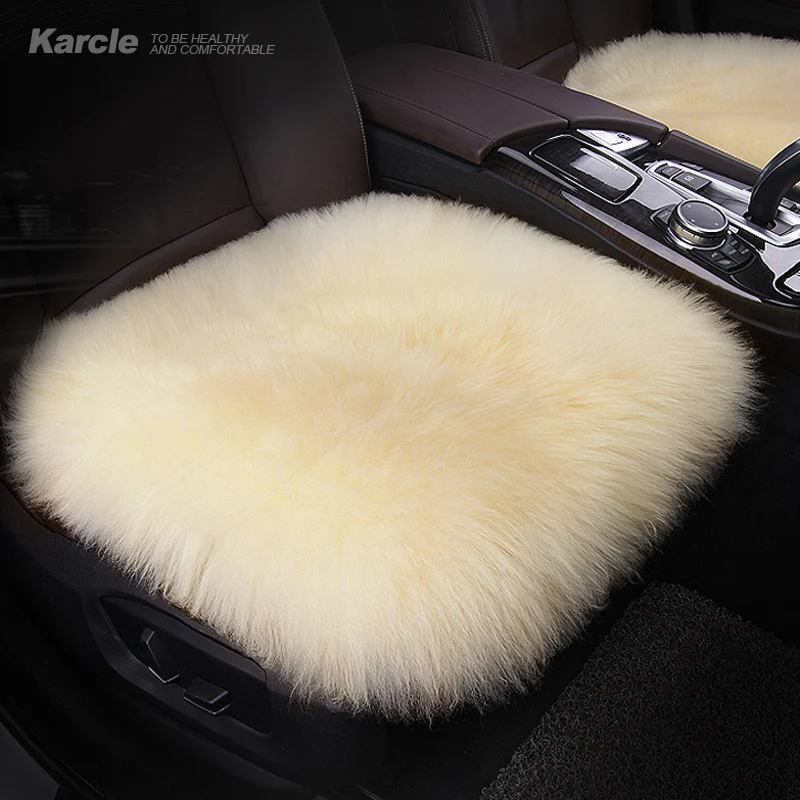 Karcle Sheepskin Car Seat Cover Cushion Winter Warm Natural Wool Front Rear Seat Protector Universal Fit For Truck SUV Van
Karcle Sheepskin Car Seat Cover Cushion Winter Warm Natural Wool Front Rear Seat Protector Universal Fit For Truck SUV Van