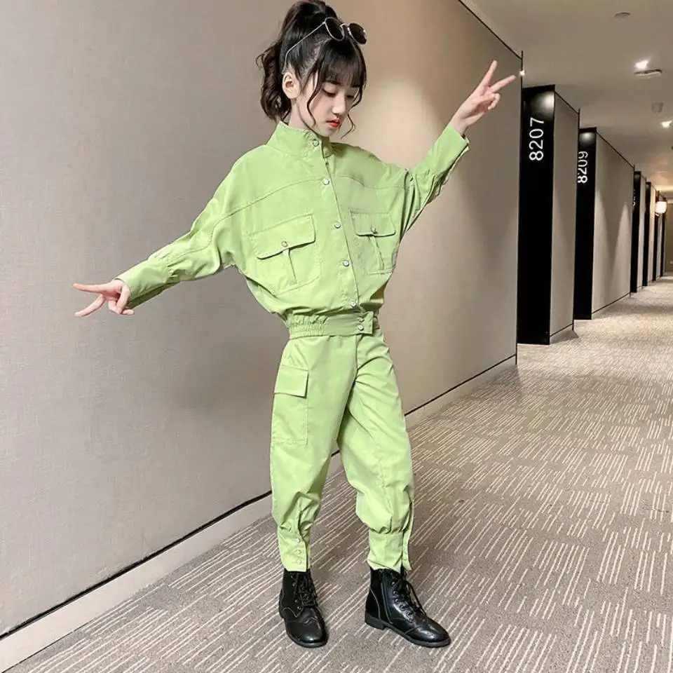 Best selling casual suit fashion new spring autumn Baby girl sportswear long-sleeved sweater + trousersSolid Color two-piece
Best selling casual suit fashion new spring autumn Baby girl sportswear long-sleeved sweater + trousersSolid Color two-piece