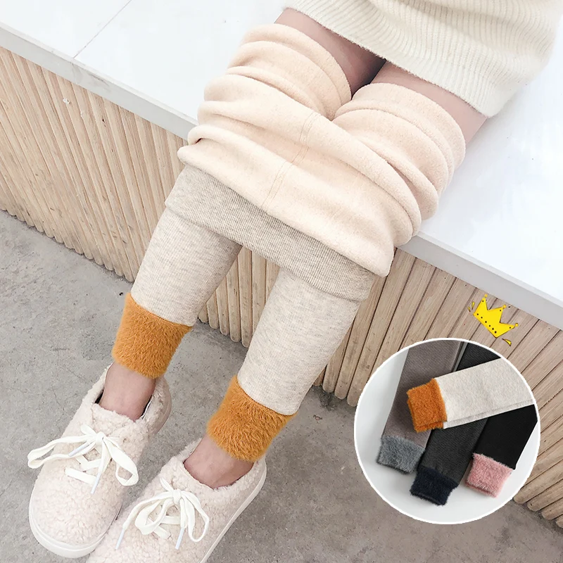 Baby kids winter Color matching contrast warm pants plus velvet thick cotton children legging Polar Fleece Lining girls trousers
Baby kids winter Color matching contrast warm pants plus velvet thick cotton children legging Polar Fleece Lining girls trousers