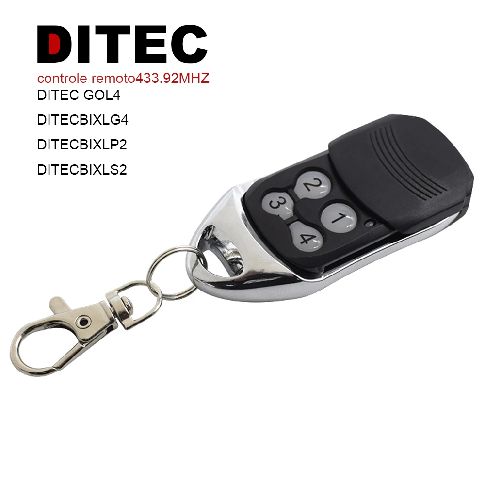 Пульт дистанционного управления для гаража DITEC GOL4 BIXLG4 BIXLP2 BIXLS2 433,92 МГц, пульт дистанционного управления, передатчик DITEC для гаражных ворот, уп...
Пульт дистанционного управления для гаража DITEC GOL4 BIXLG4 BIXLP2 BIXLS2 433,92 МГц, пульт дистанционного управления, передатчик DITEC для гаражных ворот, уп...