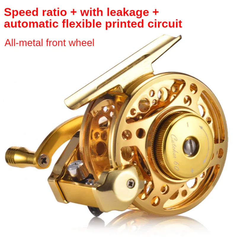 HFBIRDS New All-metal Front Reel KF60 Times 4+1 Bearing 3.0:1 High Speed Fishing Reel Left/Right Hand Fishing Reel For Fishing
HFBIRDS New All-metal Front Reel KF60 Times 4+1 Bearing 3.0:1 High Speed Fishing Reel Left/Right Hand Fishing Reel For Fishing