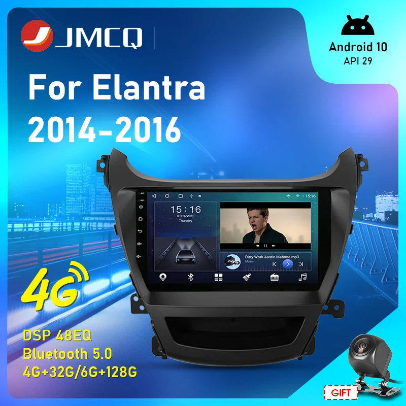 JMCQ Android 10 Car Radio For Hyundai Elantra 2014-2016 Multimidia Video Player Touch Screen 8-Core 2 Din 4G+32G Speaker WiFi
JMCQ Android 10 Car Radio For Hyundai Elantra 2014-2016 Multimidia Video Player Touch Screen 8-Core 2 Din 4G+32G Speaker WiFi