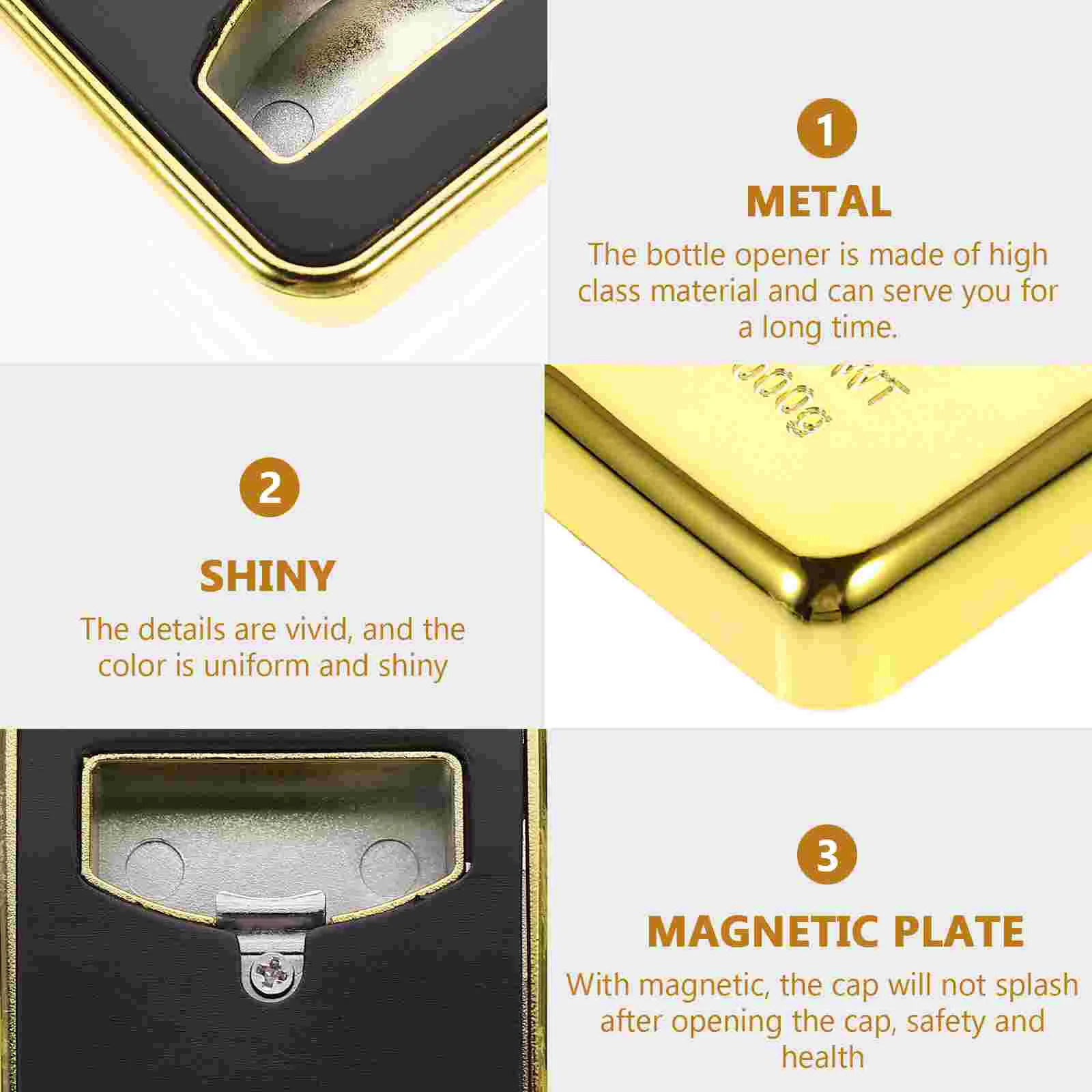 1pc Gold Bar Beer Bottle Opener Portable Beer Opener Kitchen Gadget For Home
1pc Gold Bar Beer Bottle Opener Portable Beer Opener Kitchen Gadget For Home