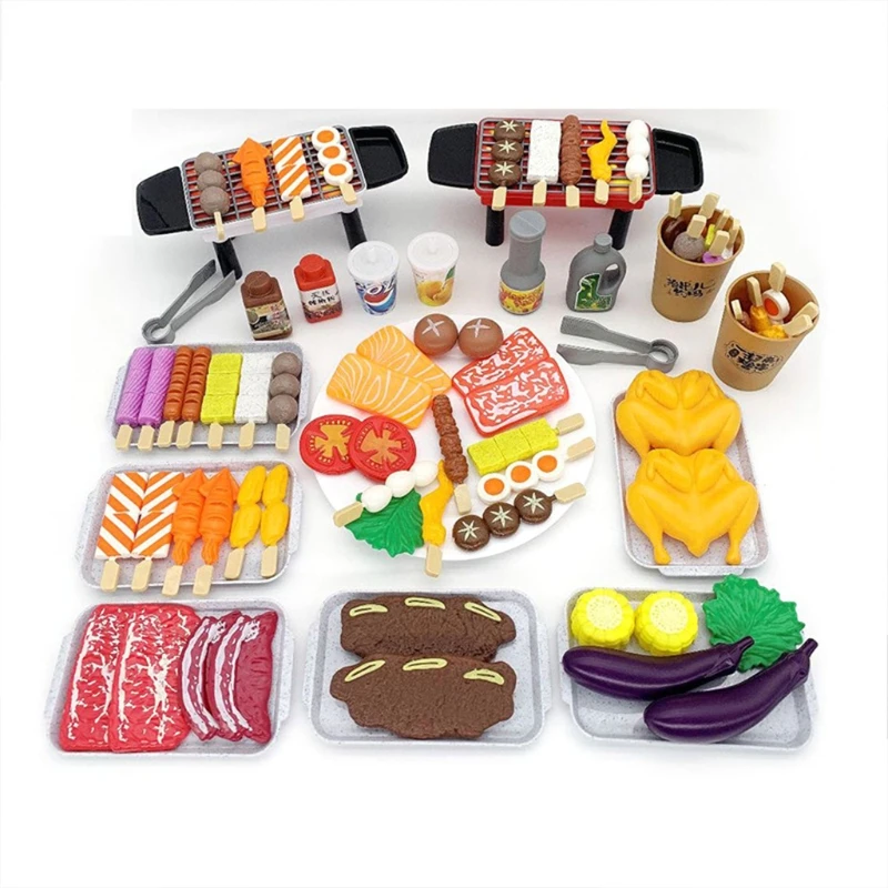 Simulation Toy Food for Kids Kitchen Set 80 PCS BBQ Grill Playsets Role Play Party Kitchen Toy Interactive Game Prop
Simulation Toy Food for Kids Kitchen Set 80 PCS BBQ Grill Playsets Role Play Party Kitchen Toy Interactive Game Prop