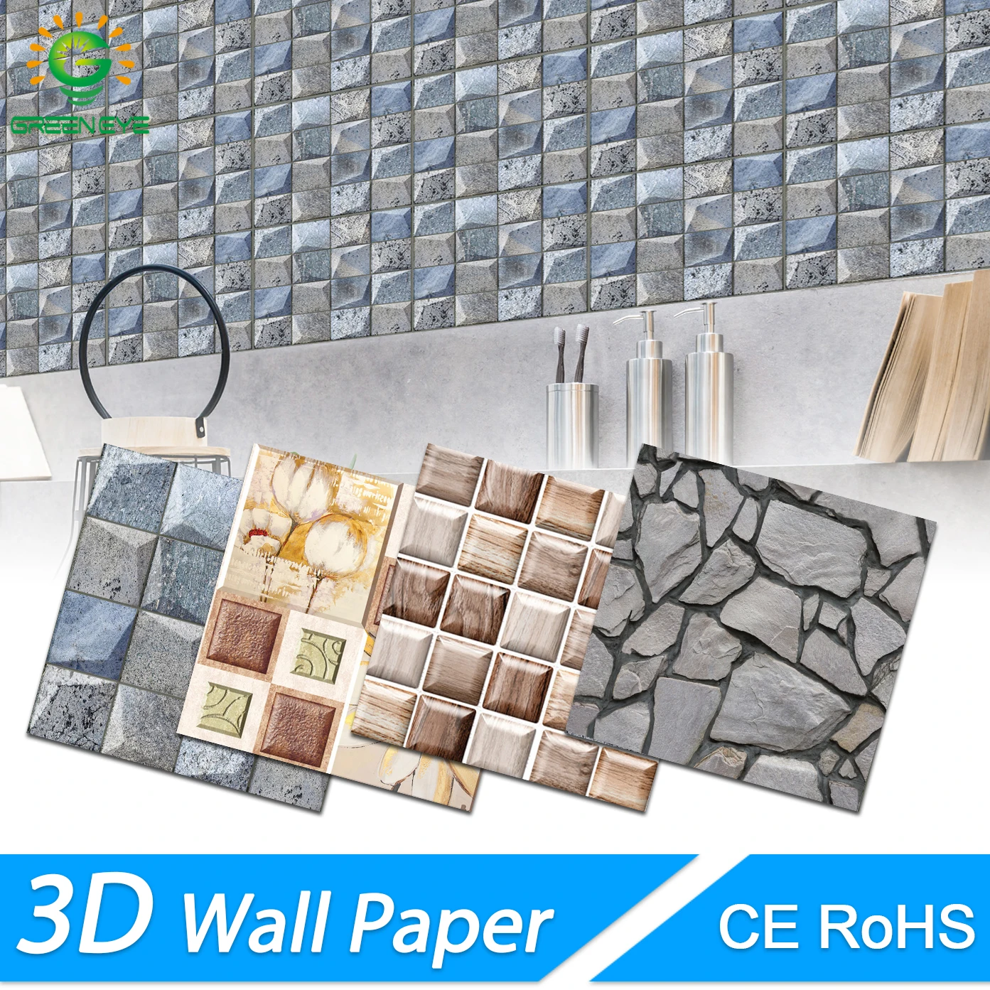 3D Wall Stickers Marble Brick Waterproof DIY Self-Adhesive Decor Background For Kids Room Living Room Wallpaper Sticker
3D Wall Stickers Marble Brick Waterproof DIY Self-Adhesive Decor Background For Kids Room Living Room Wallpaper Sticker