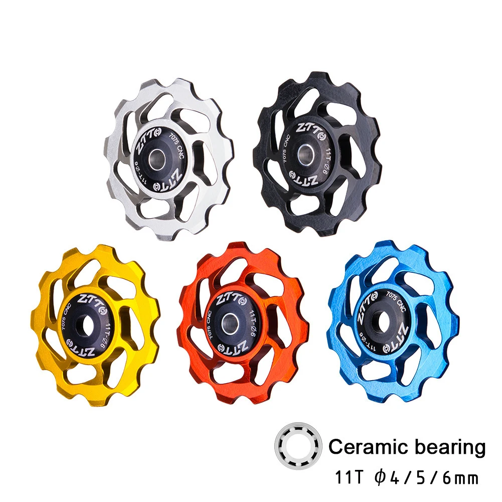 2pcs 11T MTB Bicycle Rear Derailleur Jockey Wheel Ceramic bearing Pulley CNC Road Bike Rear Dial Guide Roller Idler 4mm 5mm 6mm
2pcs 11T MTB Bicycle Rear Derailleur Jockey Wheel Ceramic bearing Pulley CNC Road Bike Rear Dial Guide Roller Idler 4mm 5mm 6mm