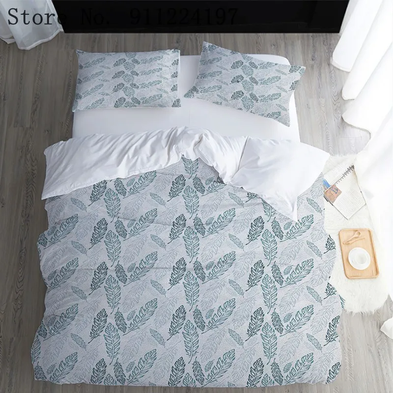 Home Textile Nordic Simple Duvet Cover Comforter Bedding Set Leaf Printing Horse 3pcs Quilt Cover Single Double Queen King Size
Home Textile Nordic Simple Duvet Cover Comforter Bedding Set Leaf Printing Horse 3pcs Quilt Cover Single Double Queen King Size
