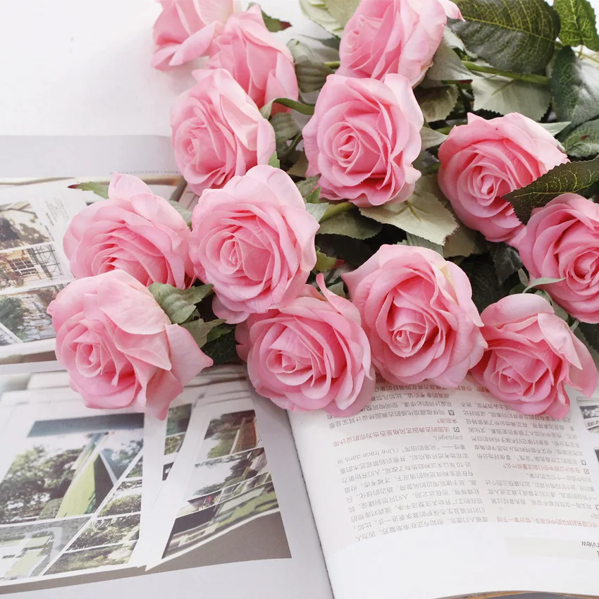 10pcs/lot Silk Flowers Latex Real Touch Rose Artificial Flowers Decoration Wedding Bouquet Home Party Design Fake Roses Flowers
10pcs/lot Silk Flowers Latex Real Touch Rose Artificial Flowers Decoration Wedding Bouquet Home Party Design Fake Roses Flowers