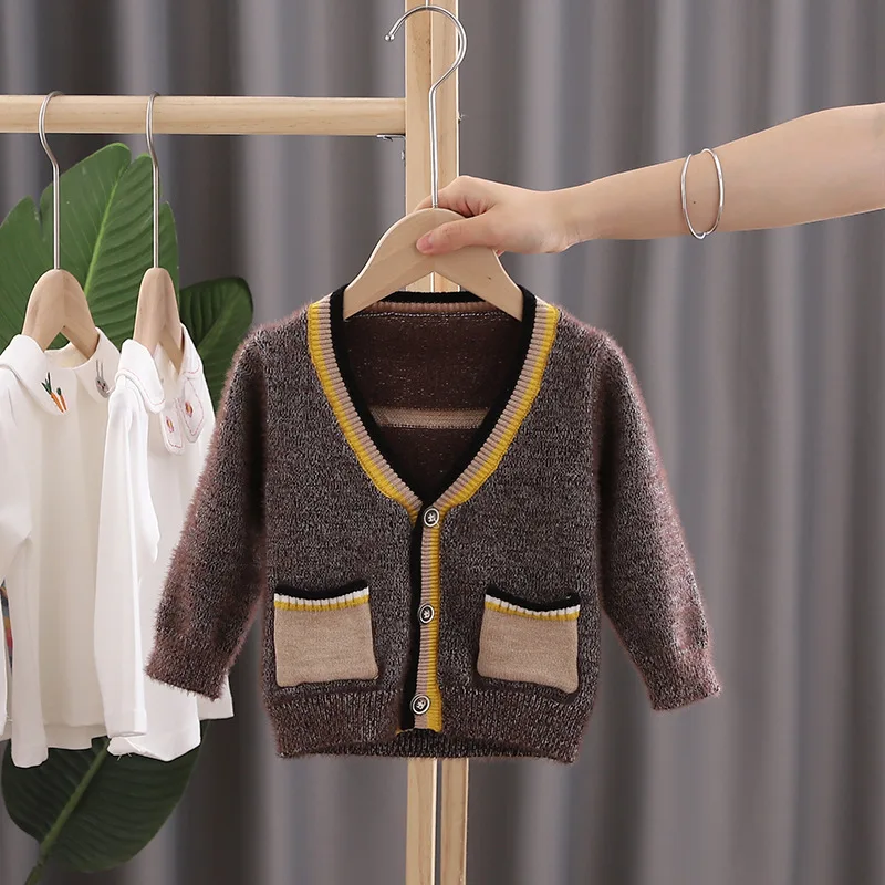 Kids Baby Boys Mohair Cardigan Autumn Pocket Coat Boys Mohair Sweaters Cotton Baby Boys V Neck Jacket Knit Children's Clothing 
Kids Baby Boys Mohair Cardigan Autumn Pocket Coat Boys Mohair Sweaters Cotton Baby Boys V Neck Jacket Knit Children's Clothing