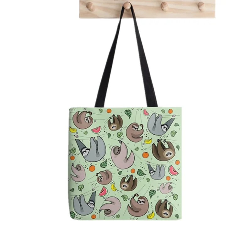 Shopper Sloths Printed Kawaii Bag Harajuku women Shopping Bag Canvas Shopper Bag girl handbag Tote Bag Shoulder Lady Bag
Shopper Sloths Printed Kawaii Bag Harajuku women Shopping Bag Canvas Shopper Bag girl handbag Tote Bag Shoulder Lady Bag