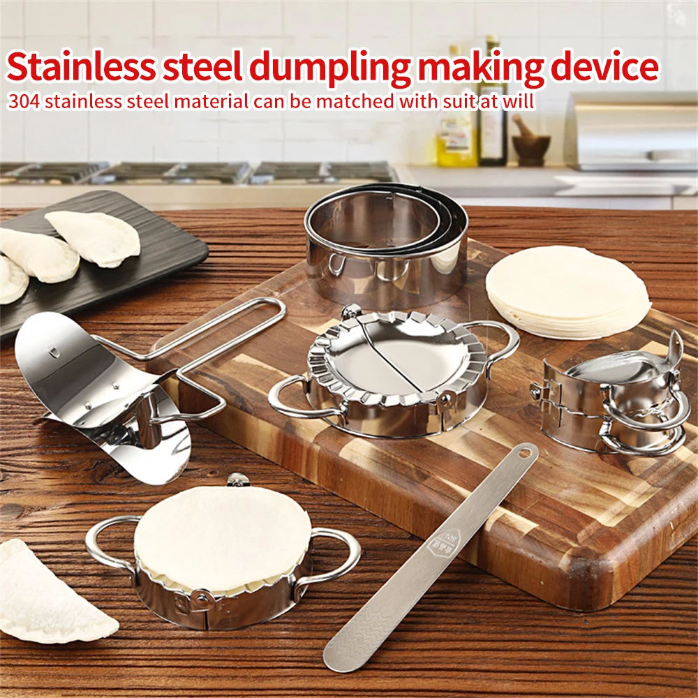 Diy Dumpling Mold Mould Stainless Steel Dough Presser Maker Cutter Tools Set Kit Ravioli Cutter Kitchen Gadgets Cocina Cozinha
Diy Dumpling Mold Mould Stainless Steel Dough Presser Maker Cutter Tools Set Kit Ravioli Cutter Kitchen Gadgets Cocina Cozinha