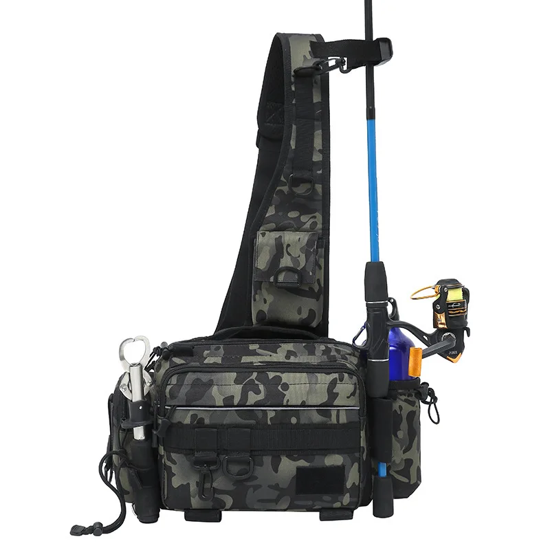 Multifunctional Fishing Tackle Bags Sports Waist Pack Single Shoulder Crossbody Bag Fish Lures Gear Storage Fishing Bag 27x13cm
Multifunctional Fishing Tackle Bags Sports Waist Pack Single Shoulder Crossbody Bag Fish Lures Gear Storage Fishing Bag 27x13cm