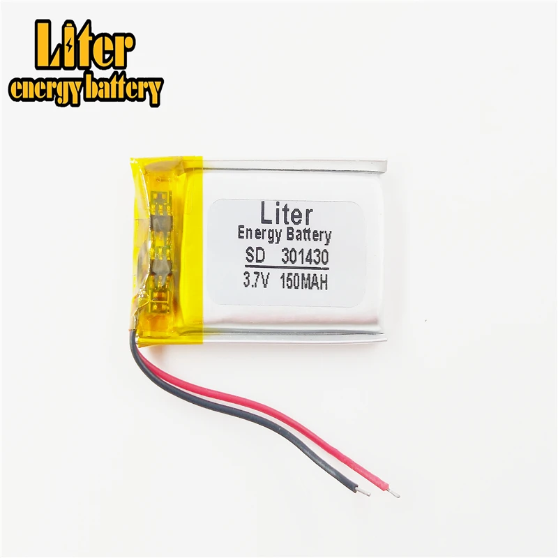 3 7 V литий-полимерный аккумулятор планшета 301430 150MAH Bluetooth колонки steelmate