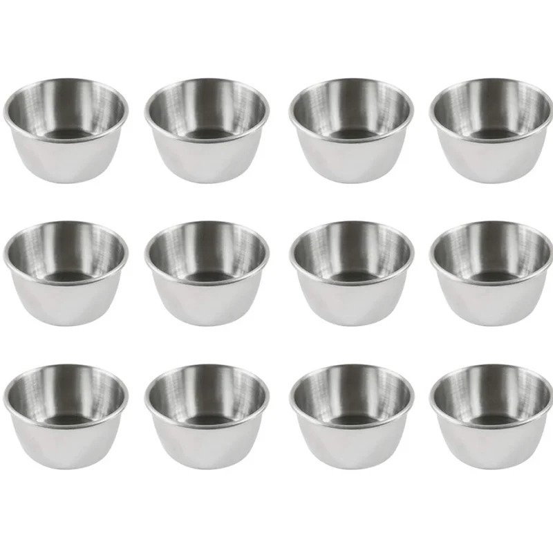 12Pcs Stainless Steel Container Food Storage Containers for Portion Control Sauces Spices Liquid Dips
12Pcs Stainless Steel Container Food Storage Containers for Portion Control Sauces Spices Liquid Dips