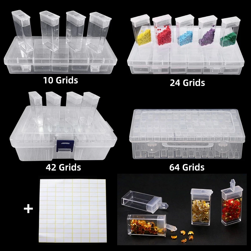Transparent Compartment Storage Box Diamond Embroidery Storage Box Diamond Painting Accessory Clear Case Beads Carry Organizer
Transparent Compartment Storage Box Diamond Embroidery Storage Box Diamond Painting Accessory Clear Case Beads Carry Organizer
