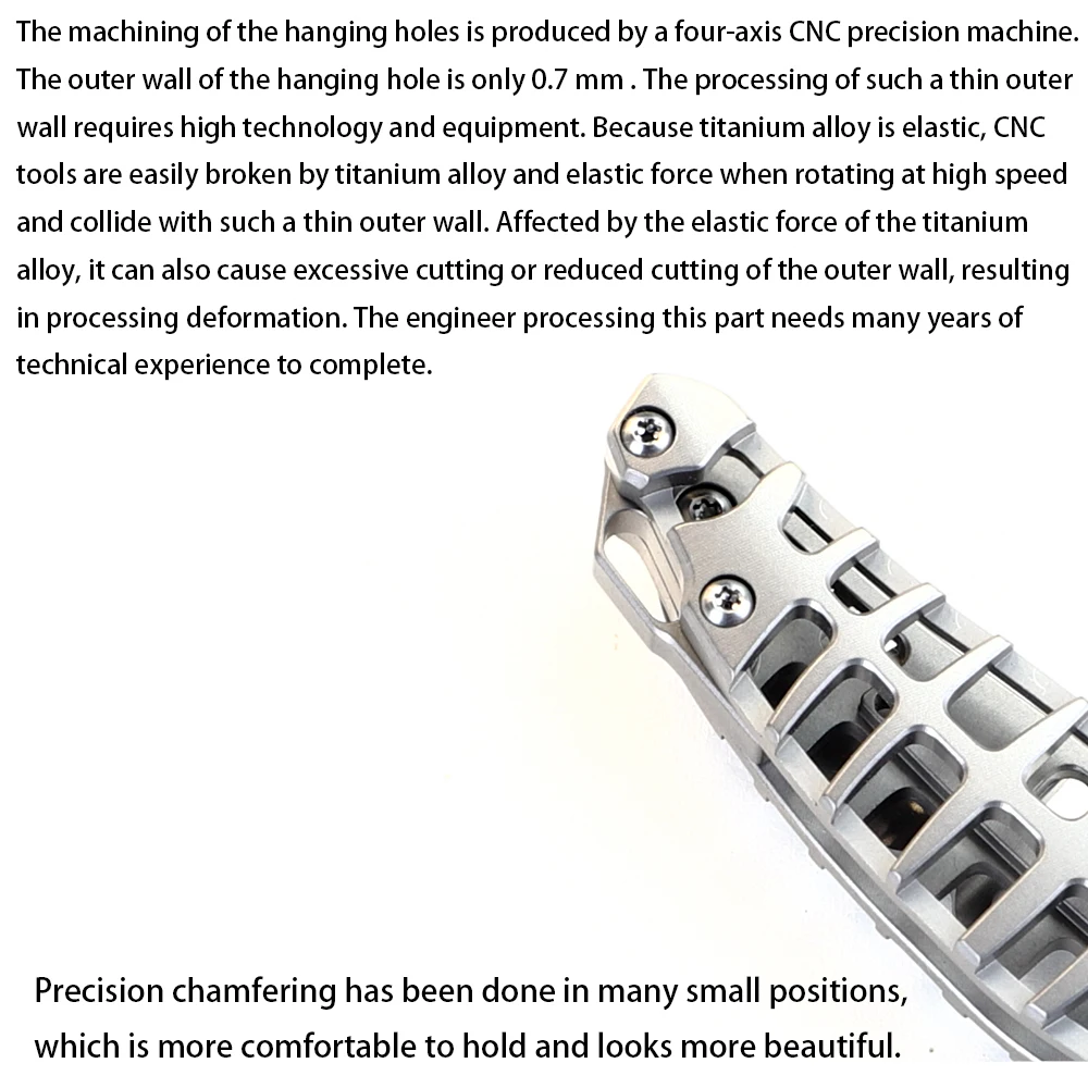 S35VN Powder Steel Folding Knife Titanium alloy Hollow Handle Camping Hunting Pocket Knife Tactical Survival EDC Outdoor Tool
S35VN Powder Steel Folding Knife Titanium alloy Hollow Handle Camping Hunting Pocket Knife Tactical Survival EDC Outdoor Tool