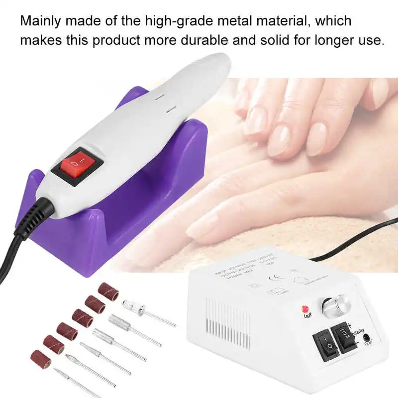 Manicure Machine Professional Electric Nail Machine File Manicure Pedicure Sanding Drill Kit Manicure Machine 
Manicure Machine Professional Electric Nail Machine File Manicure Pedicure Sanding Drill Kit Manicure Machine