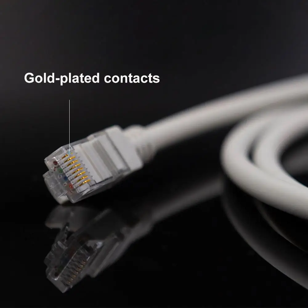 Сетевой кабель Youpin Gigabit 1000 Мбит/с стабильный и не застревает поставляется с