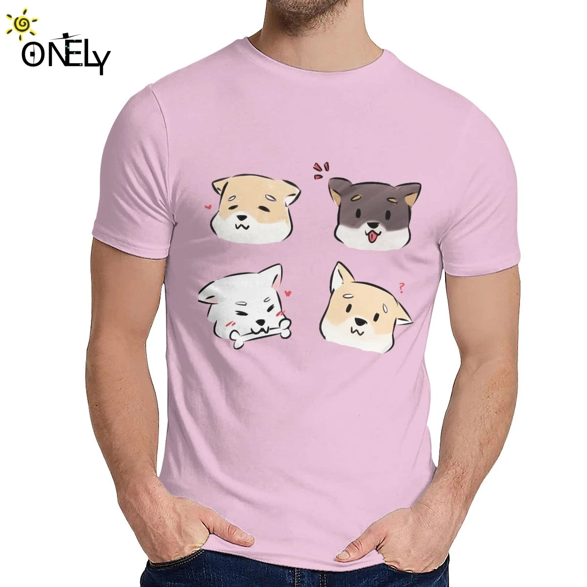 Косплей Shiba Лисья Секретная служба (Inu Милая футболка Модная с круглым вырезом в
