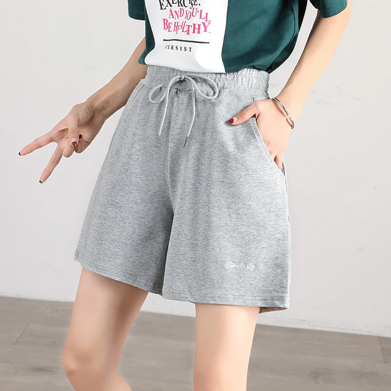Summer Cotton Mini Sweat Shorts Sexy Women Elastic High Waist Drawstring Loose Jogger Shorts Fitness Sports Running Short Pants
Summer Cotton Mini Sweat Shorts Sexy Women Elastic High Waist Drawstring Loose Jogger Shorts Fitness Sports Running Short Pants