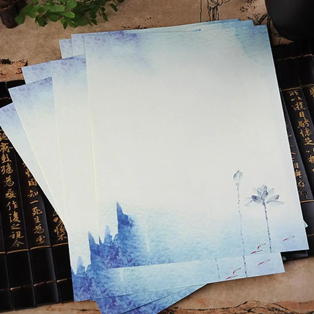 8 PCS Antique Paper Postcards Chinese Style Paper Craft Paper Envelope Pure and Fresh School Design Vintage Elegant Stationery
8 PCS Antique Paper Postcards Chinese Style Paper Craft Paper Envelope Pure and Fresh School Design Vintage Elegant Stationery