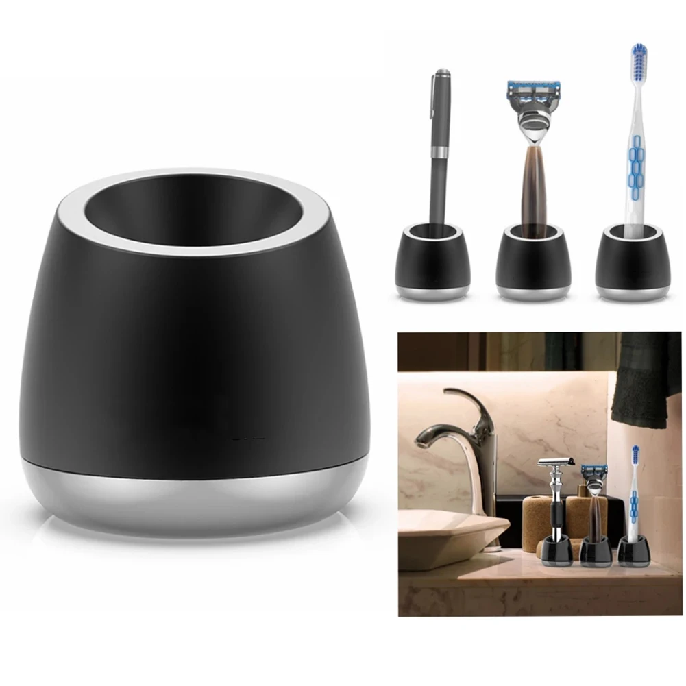 Razor Holder Stand Aluminum Alloy Anti-Slip Multi-Purpose Stand for Toothbrush Signing Pen Safety Shaving Razor Base Stand Brush
Razor Holder Stand Aluminum Alloy Anti-Slip Multi-Purpose Stand for Toothbrush Signing Pen Safety Shaving Razor Base Stand Brush