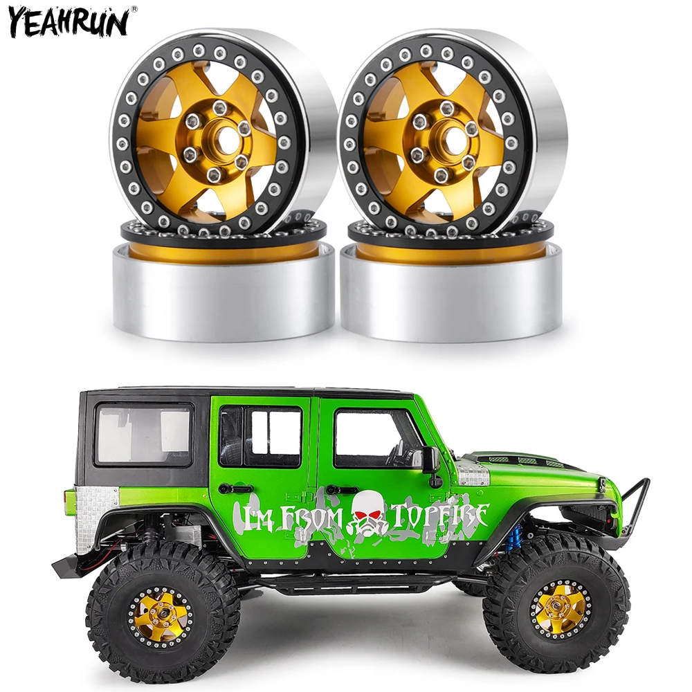 YEAHRUN 1.9inch Aluminum Alloy Beadlock Wheel Hub Rim For 1/10 Axial SCX10 90046 CC01 RC Rock Crawler Car Parts
YEAHRUN 1.9inch Aluminum Alloy Beadlock Wheel Hub Rim For 1/10 Axial SCX10 90046 CC01 RC Rock Crawler Car Parts