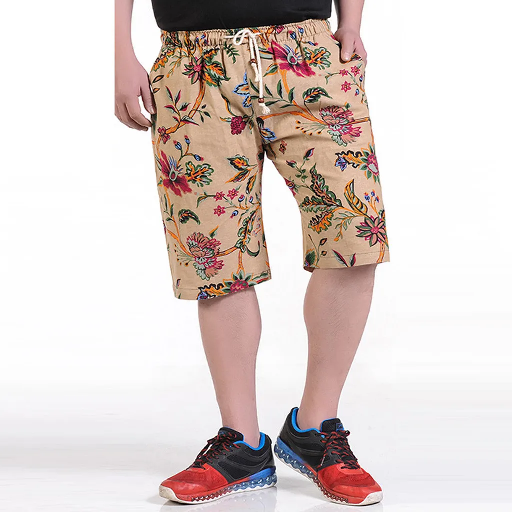 2019 Summer Men Beach Short Printing Casual Shorts Fashion Style Mens Just Break It Bermuda Plus Size 11.20 | Мужская одежда