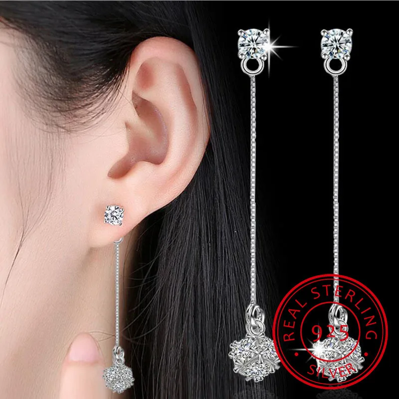 Luxury 925 stamp silver color Earrings Love Candy Zirconia Cube Tassel Long Earrings Ear Line Drop Earrings For Women S-E180
Luxury 925 stamp silver color Earrings Love Candy Zirconia Cube Tassel Long Earrings Ear Line Drop Earrings For Women S-E180