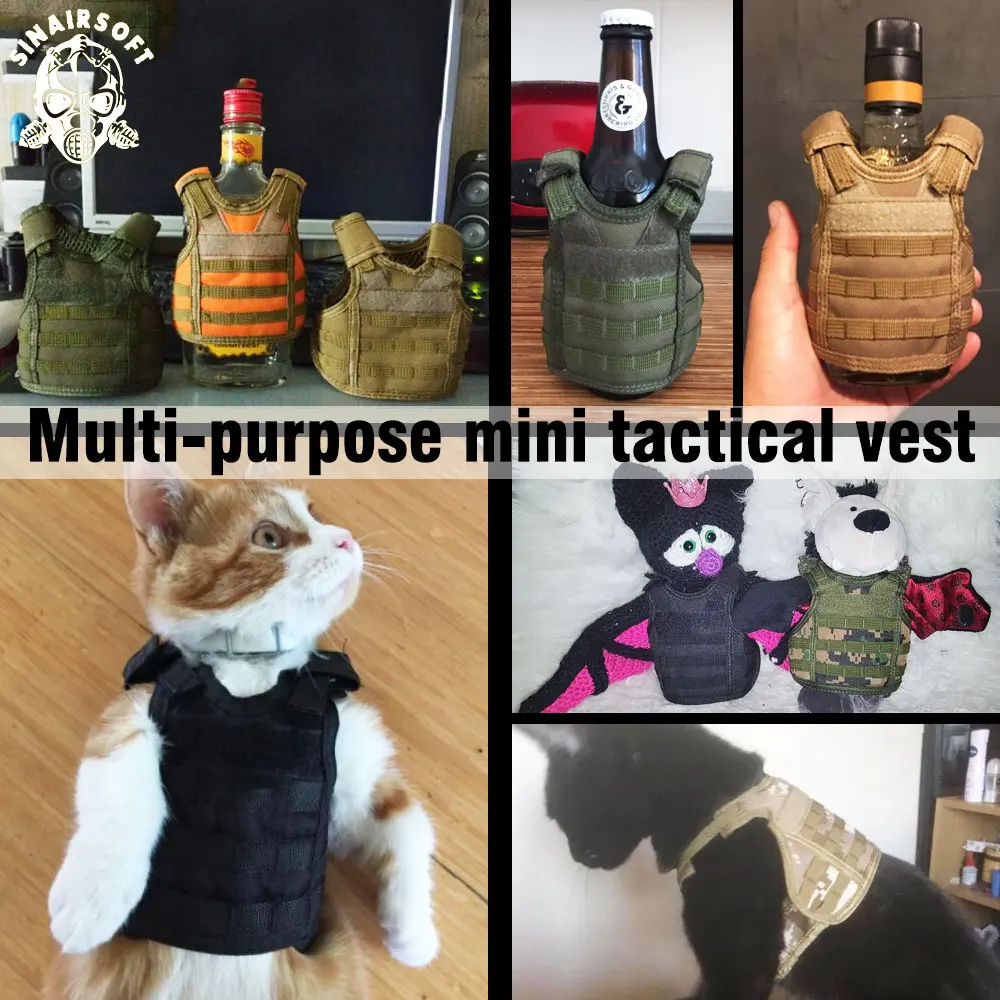 Tactical Premium Beer Military Molle Mini Miniature Hunting Vests Beverage Cooler Adjustable Shoulder Straps United States
Tactical Premium Beer Military Molle Mini Miniature Hunting Vests Beverage Cooler Adjustable Shoulder Straps United States