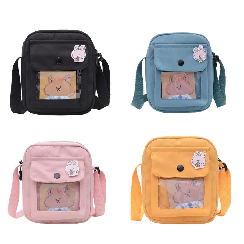28GD Unisex Casual Clear Crossbody Bags for Women Cute Nylon Square Messenger Bags
28GD Unisex Casual Clear Crossbody Bags for Women Cute Nylon Square Messenger Bags