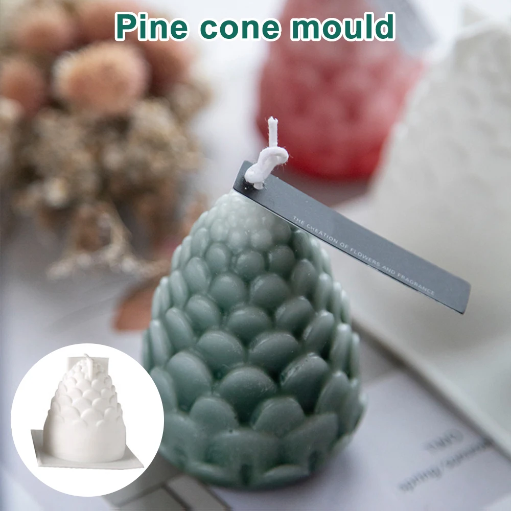 Creative 3D Pine Nuts Silicone Candle Mould for DIY Handmade Candle Aromatherapy Candles Sculpture Craft Mould
Creative 3D Pine Nuts Silicone Candle Mould for DIY Handmade Candle Aromatherapy Candles Sculpture Craft Mould