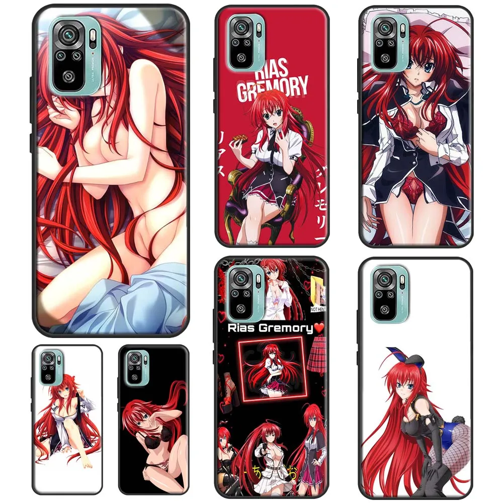 Чехол-накладка Rias Gremory DxD для Xiaomi Redmi Note 9/7/8/10 Pro/9S/10S/8T/9A/9C/9T/7A/8A/K40 | Мобильные телефоны