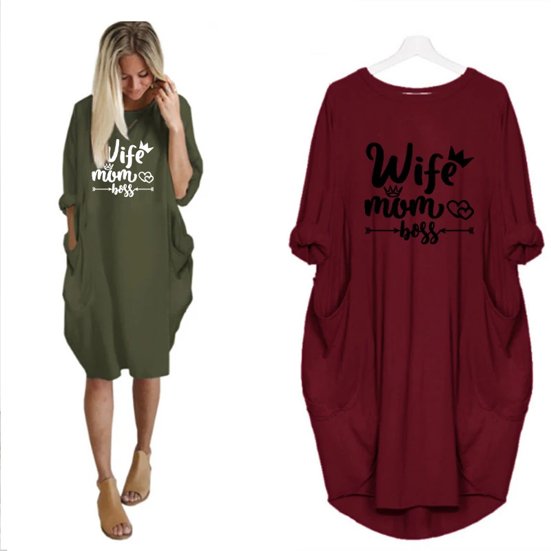 Casual Midi Dresses Women Loose Vintage Letter Print Spring Long Sleeve o Neck Pockets Party Femme Robe Vestidos
Casual Midi Dresses Women Loose Vintage Letter Print Spring Long Sleeve o Neck Pockets Party Femme Robe Vestidos