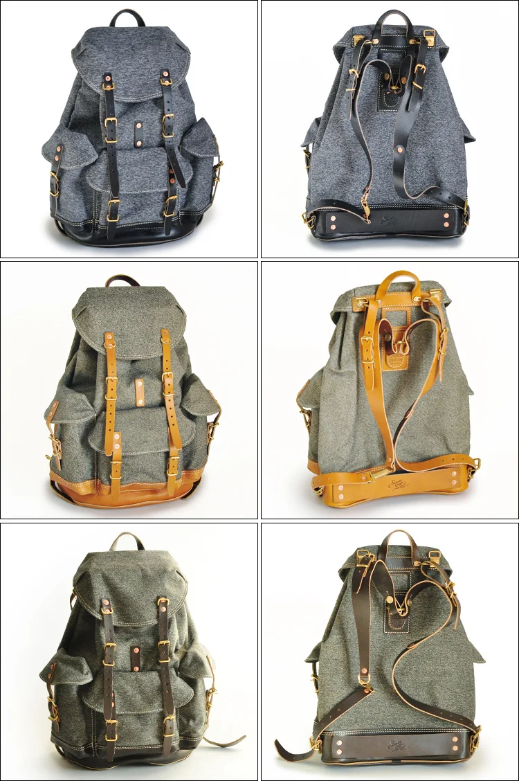 

2021 NewSAUCE ORIGIN Pepper Salt Shoulder Backpack Swiss Army Backpack Travel Backpack Men Denim Backpack Luxury Backpack