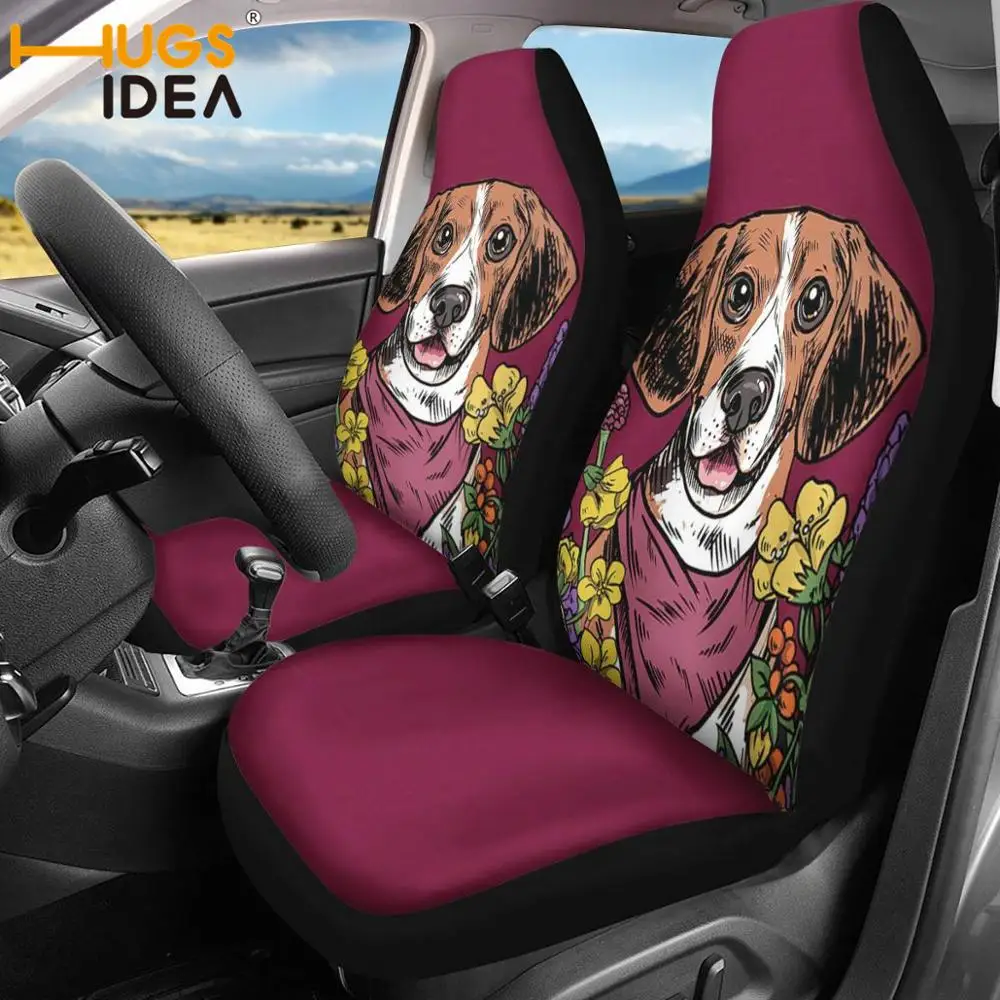 HUGSIDEA Lovely Beagle Dog Printed Car Seat Cover SUV/Auto Interior Protector Sheet Washable Polyester Fabric Driver Seat Case 
HUGSIDEA Lovely Beagle Dog Printed Car Seat Cover SUV/Auto Interior Protector Sheet Washable Polyester Fabric Driver Seat Case