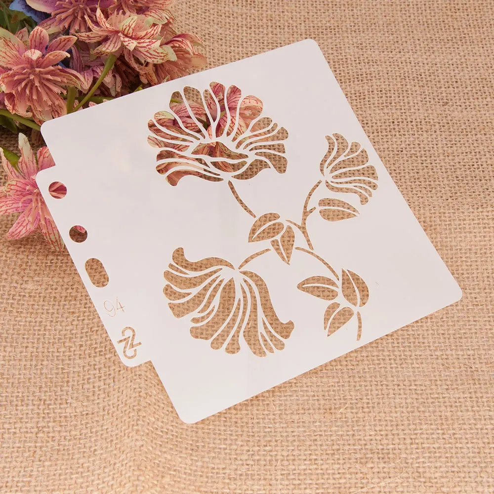14*13cm Flower DIY Layering Stencils Wall Painting Scrapbook Coloring Embossing Album Decorative Card Template
14*13cm Flower DIY Layering Stencils Wall Painting Scrapbook Coloring Embossing Album Decorative Card Template