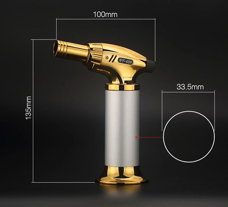 Torch Turbo Lighter 2018 New Spray Gun Jet Butane Cigar Lighter Gas Cigarette 1300 C Windproof Lighter No Gas 
Torch Turbo Lighter 2018 New Spray Gun Jet Butane Cigar Lighter Gas Cigarette 1300 C Windproof Lighter No Gas