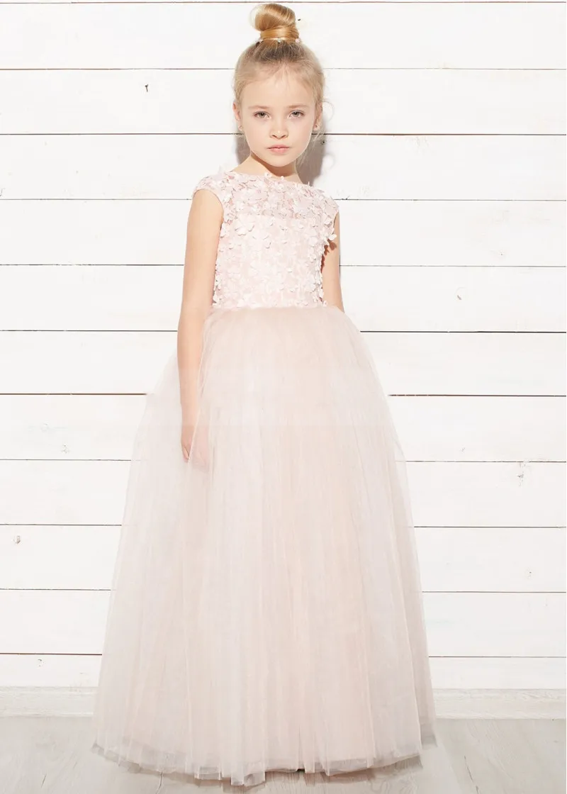 Blush Pink Lace Tulle A-Line Flower Girl Dress O Neck Corset Back 2021 Stunning Princess Birthday Party Gown Size 1-14Y
Blush Pink Lace Tulle A-Line Flower Girl Dress O Neck Corset Back 2021 Stunning Princess Birthday Party Gown Size 1-14Y