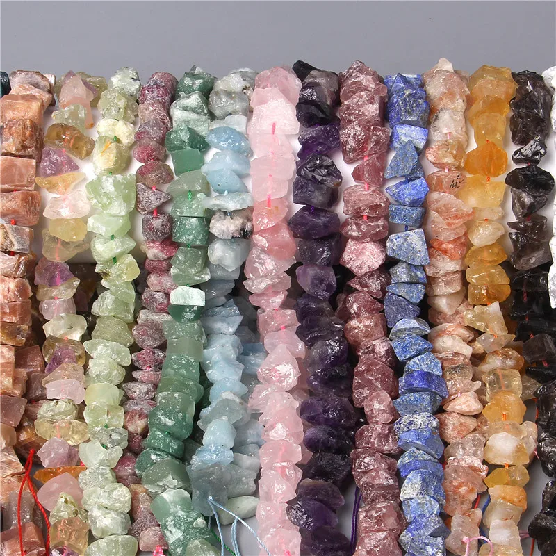15'' 10-13mm Natural Irregular Freeform Raw Stone Rough Nugget Loose Bead Rose Amethysts Lapis Quartz Gem Stone Minerals Beads
15'' 10-13mm Natural Irregular Freeform Raw Stone Rough Nugget Loose Bead Rose Amethysts Lapis Quartz Gem Stone Minerals Beads