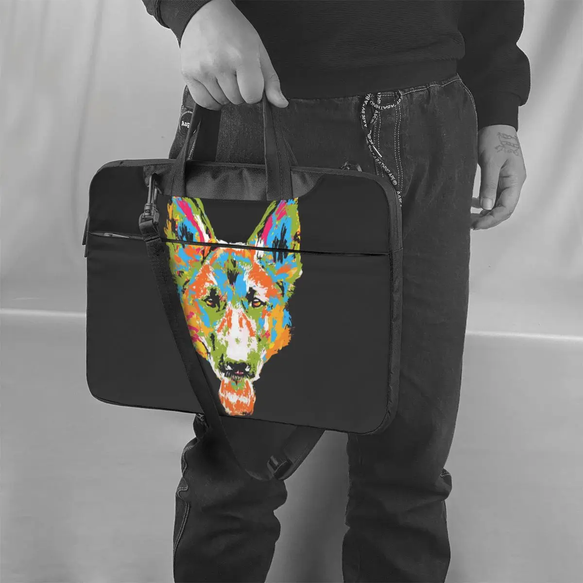 Puppies German Shepherd Laptop Bag Case Crossbody Protective Computer Bag Fashion Travelmate Laptop Pouch
Puppies German Shepherd Laptop Bag Case Crossbody Protective Computer Bag Fashion Travelmate Laptop Pouch
