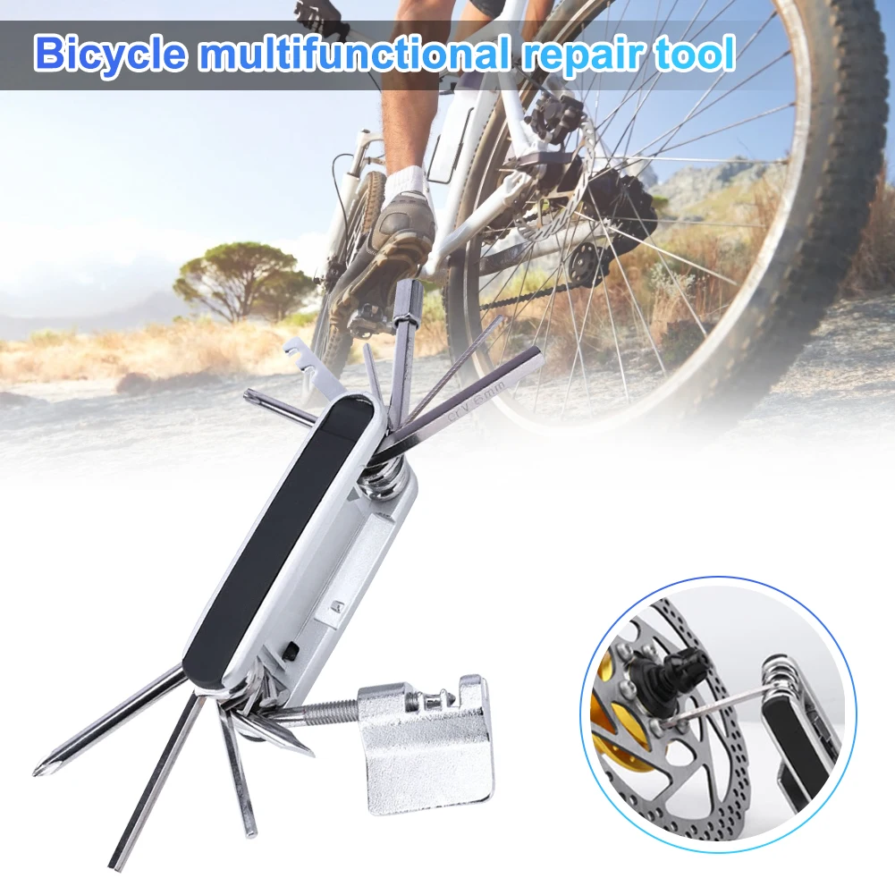 13-in-1 Bicycle Repair Tools Folding Design Multifunction Mountain Bike Maintenance Kit Set Mountain Bicycle Maintenance Tools
13-in-1 Bicycle Repair Tools Folding Design Multifunction Mountain Bike Maintenance Kit Set Mountain Bicycle Maintenance Tools