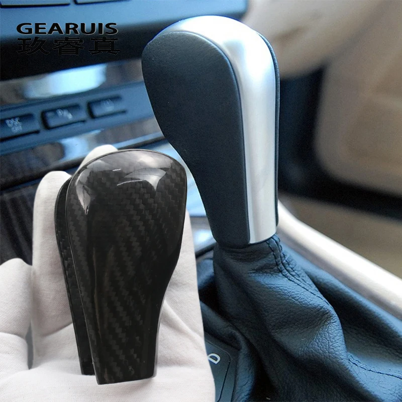 Car Styling For BMW 5 series E60 X3 E83 6 series E63 X5 E53 real Carbon Fiber Gear Shift Handle Cover Auto Stickers Accessories
Car Styling For BMW 5 series E60 X3 E83 6 series E63 X5 E53 real Carbon Fiber Gear Shift Handle Cover Auto Stickers Accessories