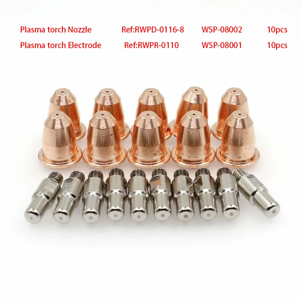 20pc Plasma Torch Electrode Tip RWPR-0110 RWPD-0116-8 Fit RAZORWELD TRF45-6-CC1 Plasma Cutter Welding Tools
20pc Plasma Torch Electrode Tip RWPR-0110 RWPD-0116-8 Fit RAZORWELD TRF45-6-CC1 Plasma Cutter Welding Tools
