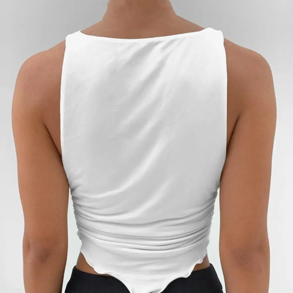 2021 Short Tanks Tops Women Summer Vest V Neck Sleeveless Solid Color Crop Top Slim T-shirt Blouse for Work Club
2021 Short Tanks Tops Women Summer Vest V Neck Sleeveless Solid Color Crop Top Slim T-shirt Blouse for Work Club